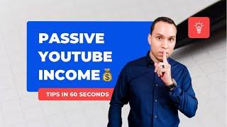 Passive YouTube Income️ #shorts