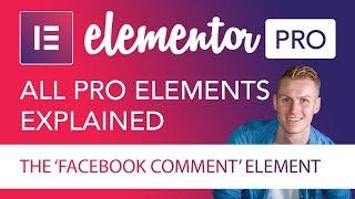 Facebook Comments Element Tutorial | Elementor Pro
