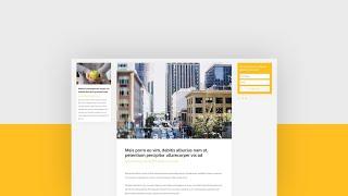 Download a FREE Two Sided Sidebar Blog Post Template with Divi