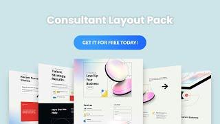 Get a FREE Consultant Layout Pack for Divi