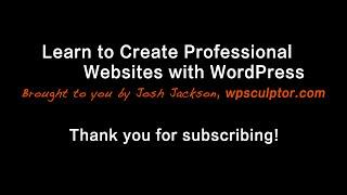 Welcome to my YouTube Channel - WpSculptor