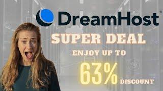 Dreamhost DISCOUNT: HOW TO GET UP TO 63% DISCOUNT???