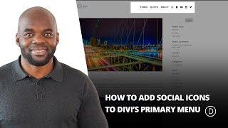 How to Add Social Icons to Divi’s Primary Menu