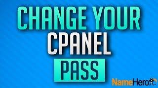 How To Change Your cPanel Password