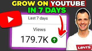 How to Grow Your YouTube Channel Fast in 2022 - In Just 7 Days