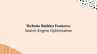 GoDaddy Website Builder Feature: Search Engine Optimization (SEO)