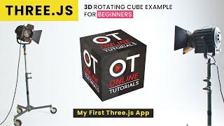 Three.js | 3D Rotating Cube Example for Beginners