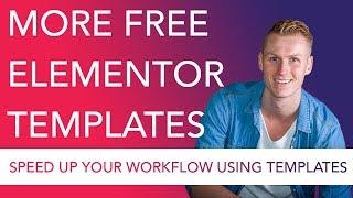 More Free Elementor Templates