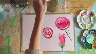 Wix Indoor Academy Presents: Painting Roses - a Step by Step Tutorial