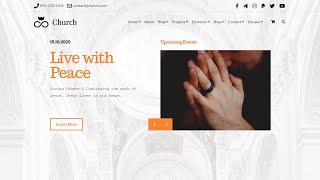 Church WordPress Theme - Religious Website Builder Templates