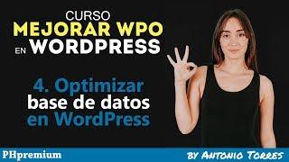 Curso WPO WordPress #4 Optimizar Base Datos