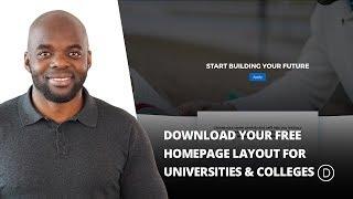 Download Your Free Homepage Layout for Universities and Colleges