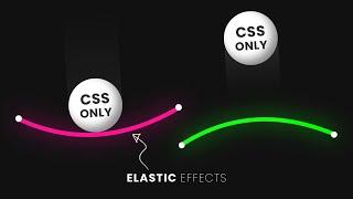 CSS Elastic Line Animation Effects | CSS SVG Animation