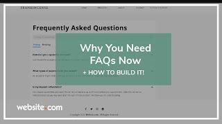 Save $$$ and Resources with an FAQ Section