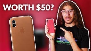 iPhone XS Apple Leather Case: Maybe Worth $50..