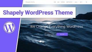 Shapely WordPress Theme Review - Responsive, One Page WordPress Theme