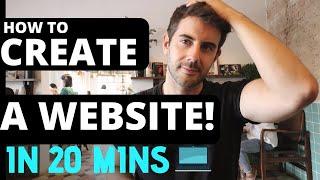 How To Create a Website in 20 Minutes | Simple and Easy