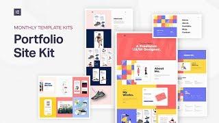 Elementor Template Kit #3: Portfolio Site Kit