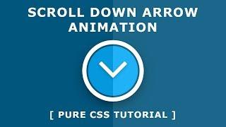 Css Scroll Down Arrow Animation - Font Awesome Icon - Css Animation Effects - Tutorial