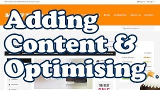 Adding and Optimising Affiliate Content Reviews