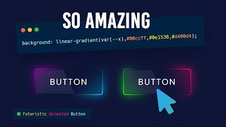 Futuristic CSS Animated Button