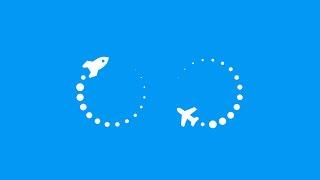 Pure CSS Flight Loader Animation Effects using Fontawesome icon