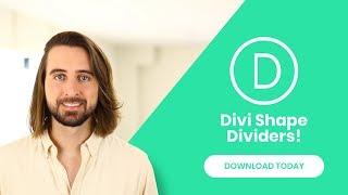Divi Feature Update! Introducing Dynamic Shape Dividers For Divi Sections