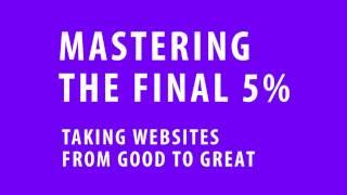 SJ James Interview - Mastering the Final 5%: Taking Your Website from Good to Great