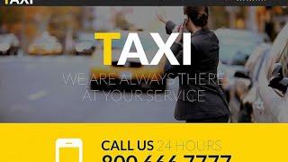 Taxi Responsive Moto CMS 3 Template #54626