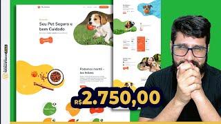 Como Criar um Site no WordPress Com o Elementor de Pet Care COMPLETÃO!