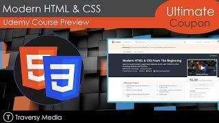 Udemy Course Alert - Modern HTML & CSS