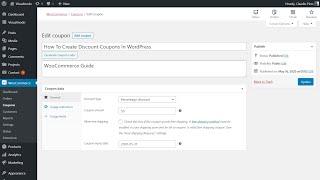 How To Create Discount Coupons In WordPress? WooCommerce Guide