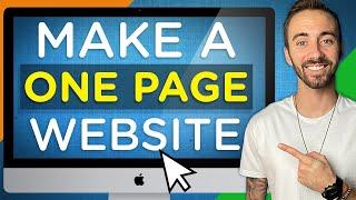 How To Create A One-Page Website (In WordPress) | 2020