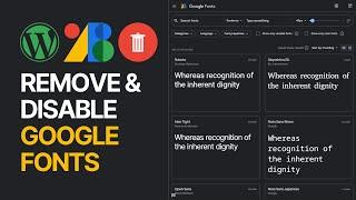 How to Remove & Disable Google Fonts From Your WordPress Website? Simple and Easy