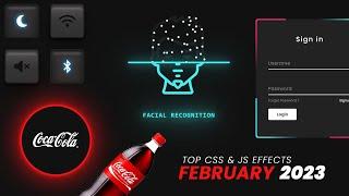 Html CSS & Javascript | Best Animation & Hover Effects | February 2023
