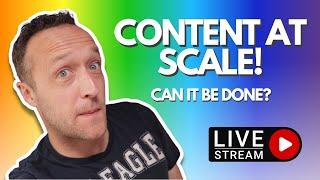 CONTENT AT SCALE! WORK AND CHILL STREAM - JOIN ME  - [THURSDAY CREW LIVE STREAM]