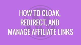 How to redirect & cloak affiliate links with PrettyLink WordPress plugin