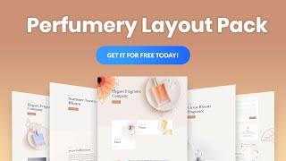 Get a FREE Perfumery Layout Pack for Divi