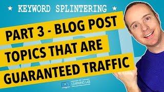 Google Search Console Can Show You Blog Post Ideas With Guaranteed Traffic