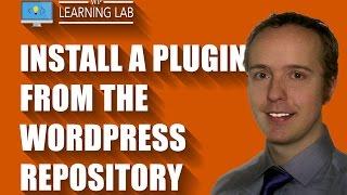 How to Install a WordPress Plugin from the Repository | WP Learning Lab