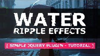 Simple jQuery Plugin to Create Water Ripple Effects - Water Ripple Effect on Background