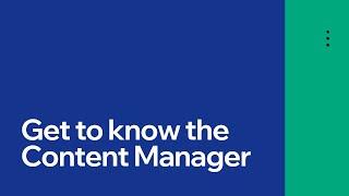 Get to Know the Content Manager | Content Manager by Wix Data
