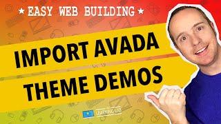 WordPress Avada Theme Demo Content: What Is It & How To Use It (Avada Theme) | WP Learning Lab