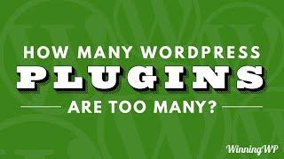 How Many WordPress Plugins Are Too Many?