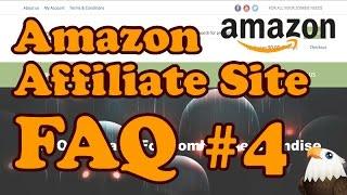Amazon Affiliate FAQ 4 - Product Image problems, Responsive Menus & More