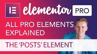 The Posts Element Tutorial | Elementor Pro