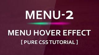 Cool Menu Hover Effect 2 - Html5 Css3 Hover Effect Tutorial - Plz SUBSCRIBE Us For Daily Videos