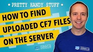 Contact Form 7 File Upload Location - Where To Find Files On The Server