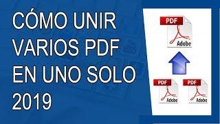 Cómo Unir Varios PDF Sin Programas 2019 (Smallpdf)