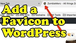How to ADD A FAVICON to WordPress